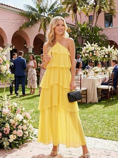 Ruffle Maxi Dress