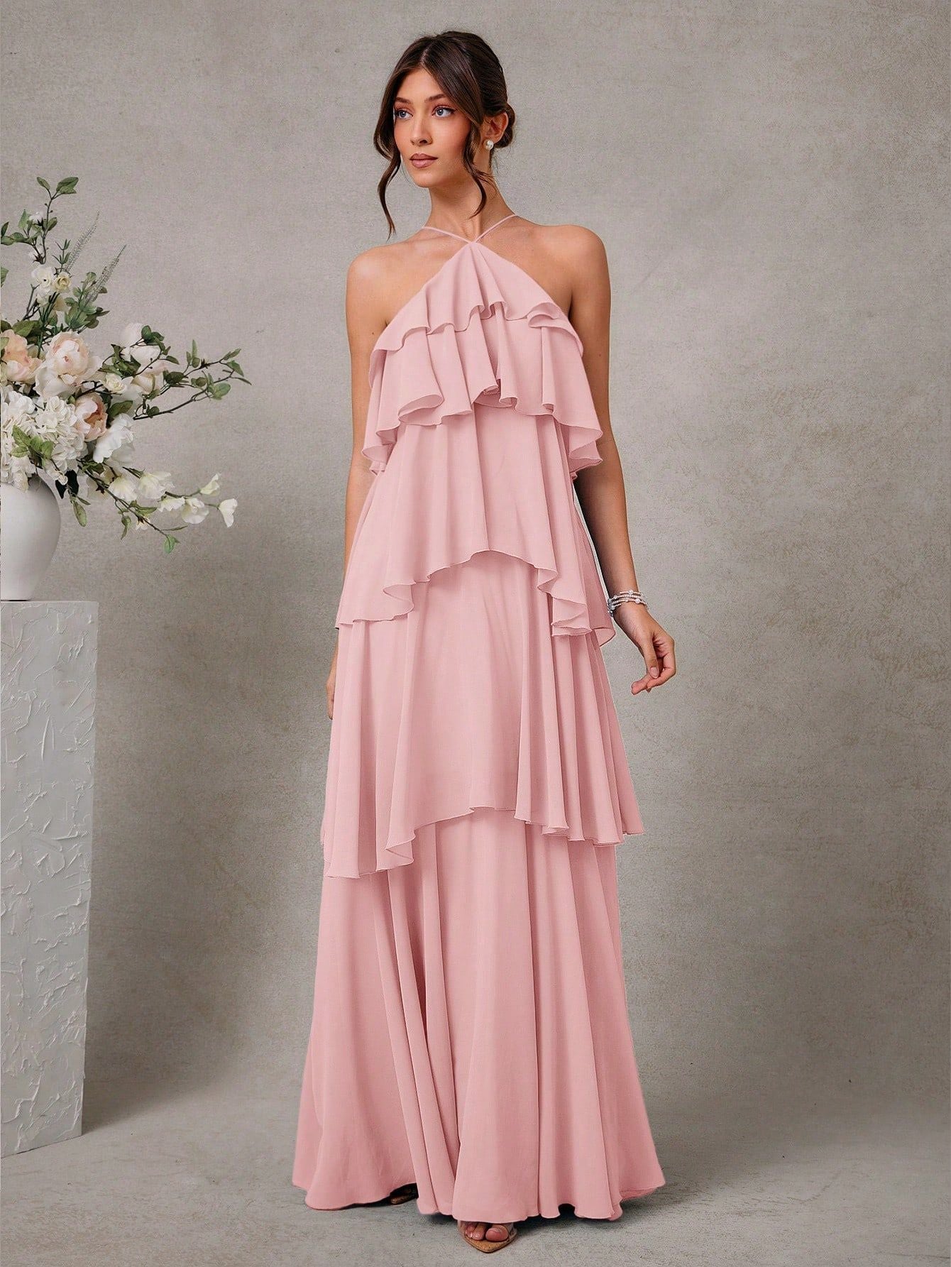 Ruffle Maxi Dress