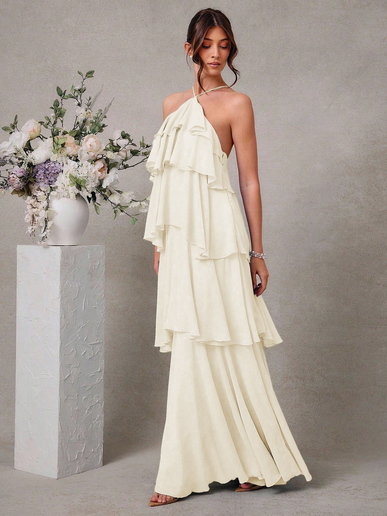 Ruffle Maxi Dress