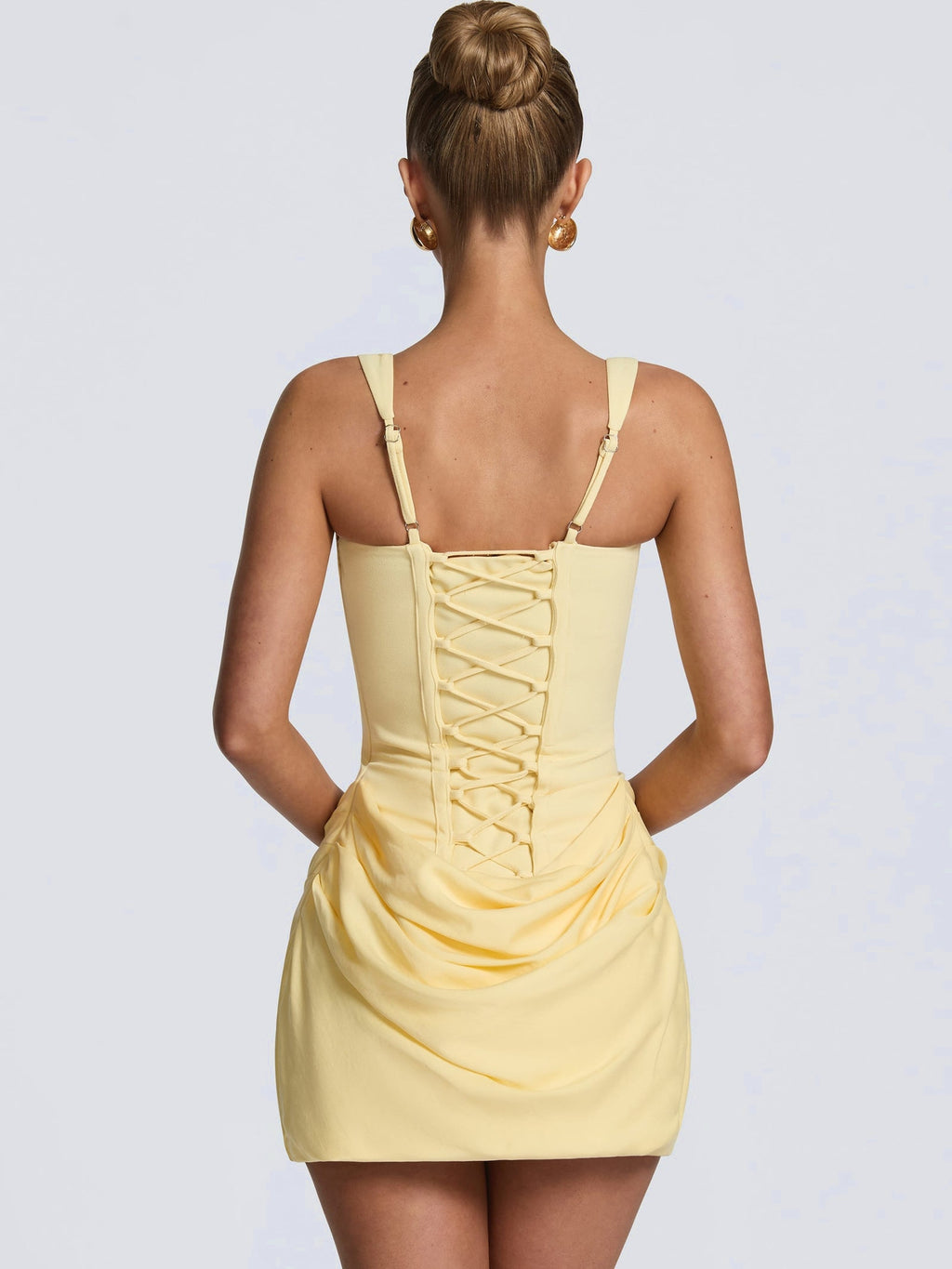 Women's Pleated Bodycon Short Dress