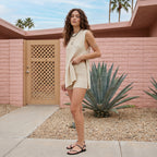 Knitted Top & Shorts Two-Piece Set